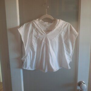 Free People Oversize Crop Sleeveless hoodie - XS